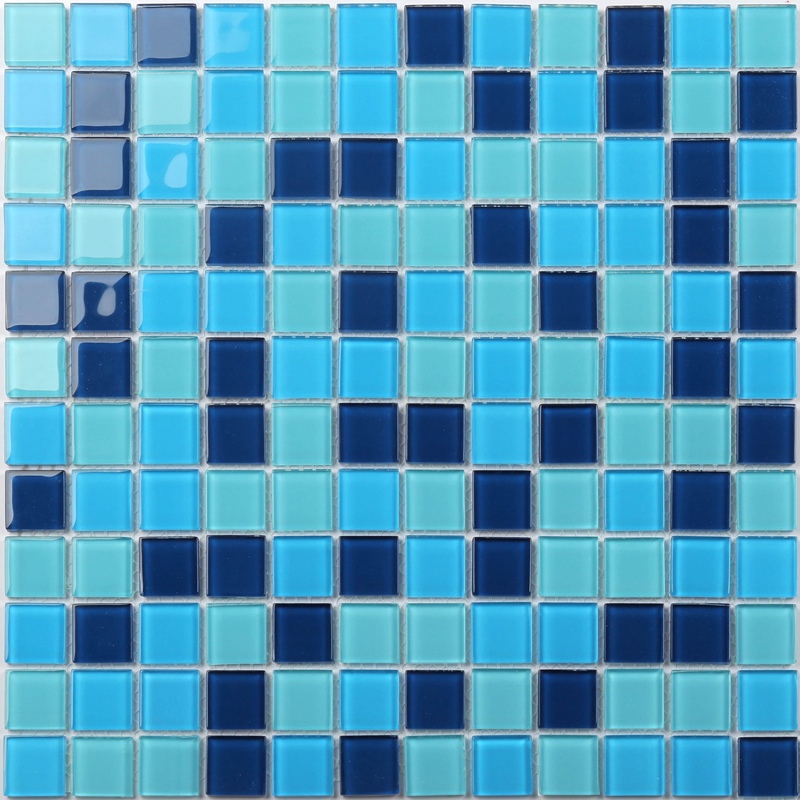 Glass Blue Mosaic Tile